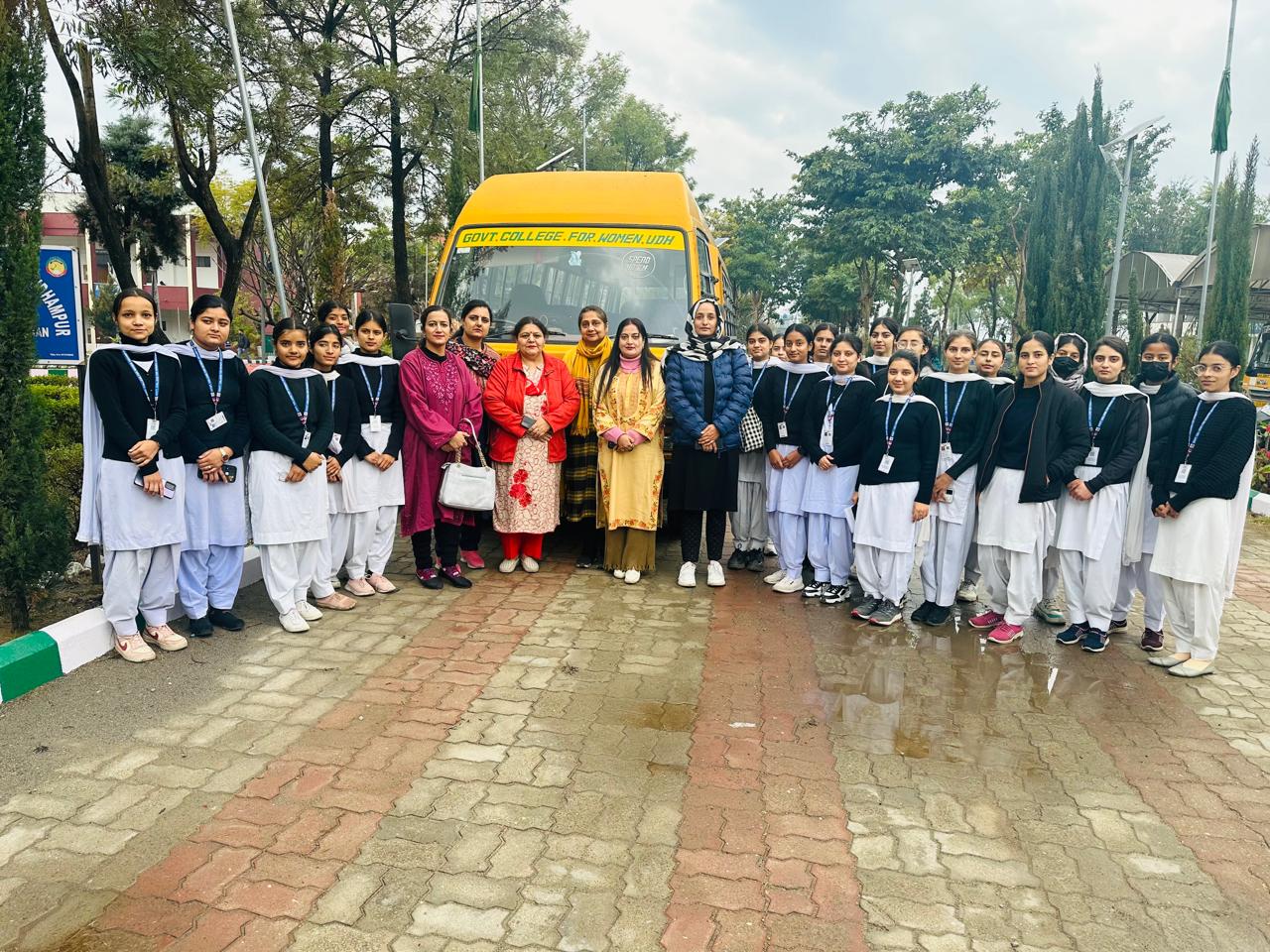 Students from Dept. Of Zoology and Botany visited Udhampur Campus (University of Jammu) on 20th Feb 2025 to attend One day Awareness Programme organized by the University in collaboration with J and K Science, Technology and Innovation Council Udhampur, on Nature based solutions for Sustainable and Livelihood future.