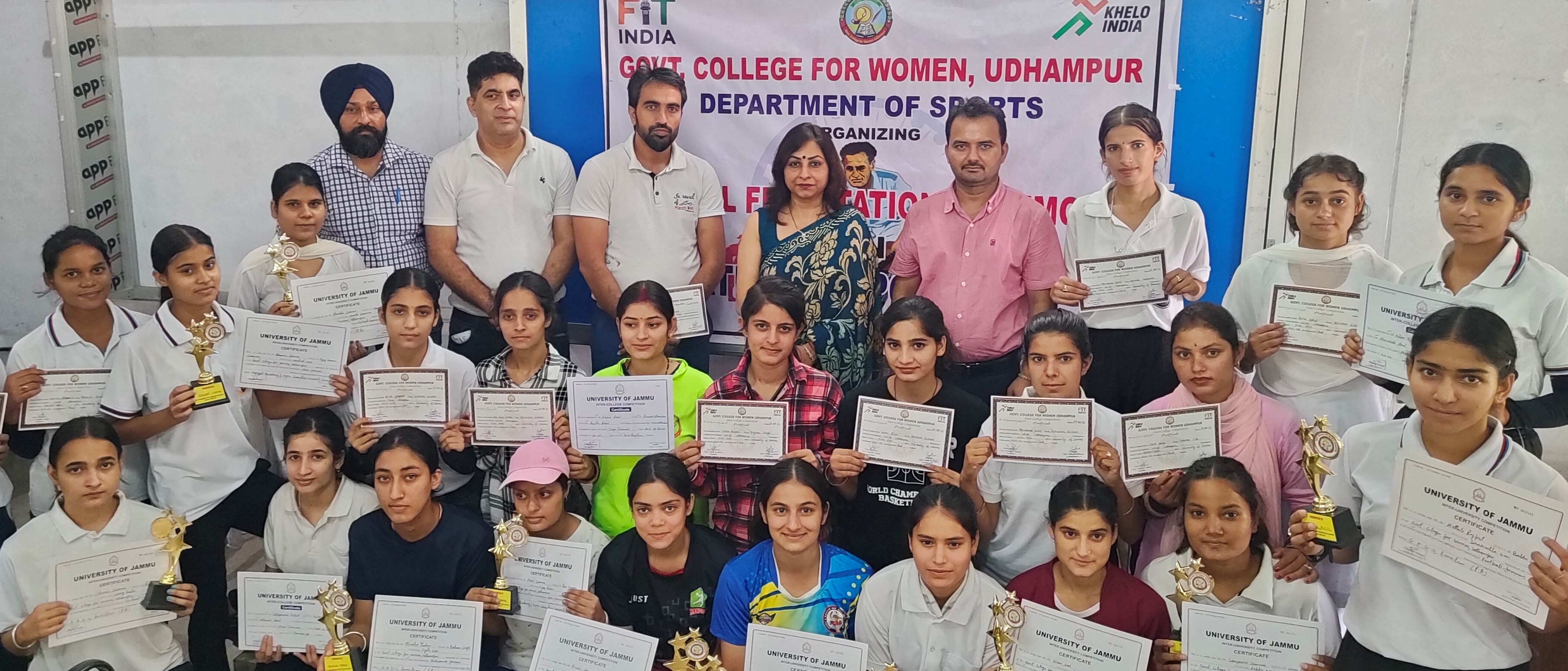 National Sports Day celebrates at GCW Udhampur