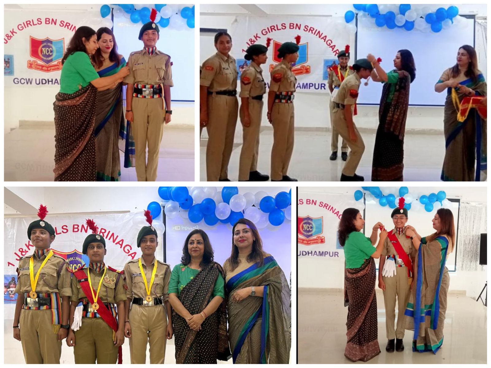 Rank Ceremony cum Prize Distribution of 1st J&k Girls Bn Ncc Srinagar Celebrated with Grandeur 