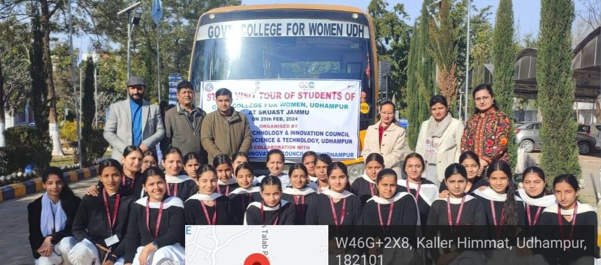 GCW Udhampur organizes Study Visit Tour at SKUAST Jammu